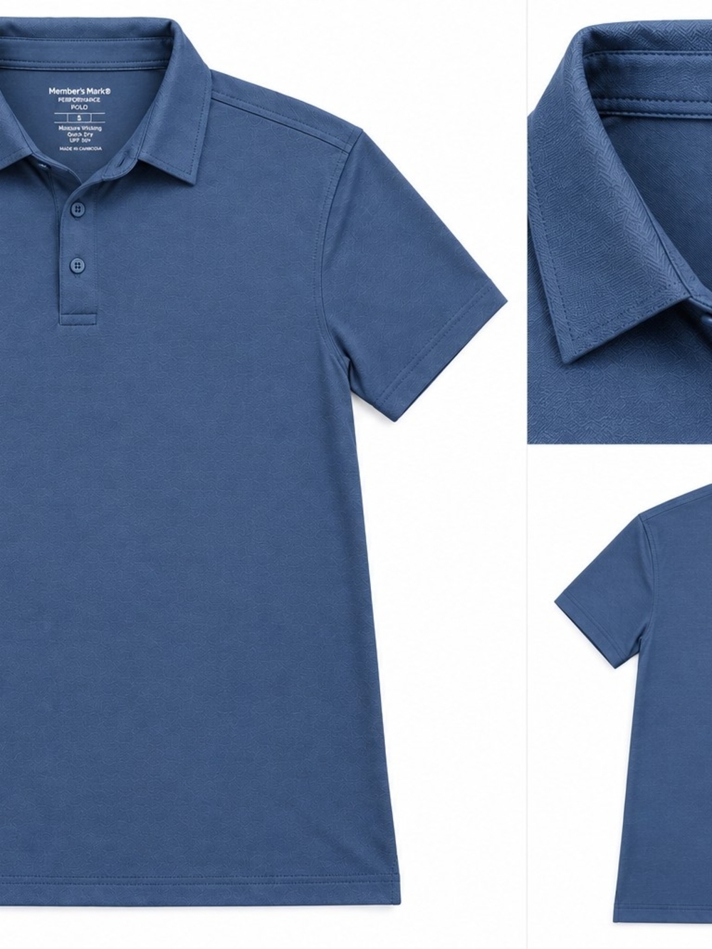 Men's Slate Blue Polo Shirt